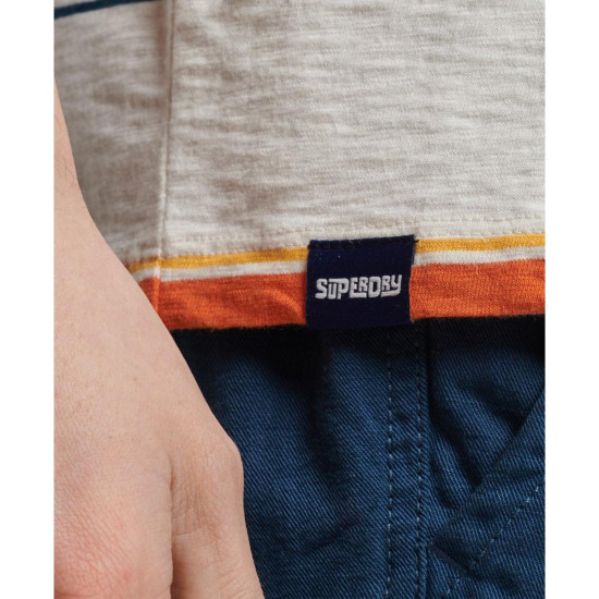 Superdry Ανδρική κοντομάνικη μπλούζα Organic Cotton Vintage Textured Stripe T-Shirt
